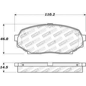 Bremsbeläge 309.05250 für MAZDA