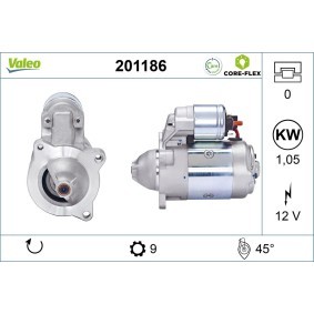 Köp Startmotor av VALEO 201186 till det låga priset 1697,25 kr