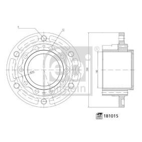 Achetez des Moyeu de roue FEBI BILSTEIN 181015 à prix pour 179,53 €