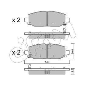 JEEP Bremsbeläge von CIFAM