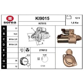 Anlasser KI9015 von SNRA günstig für 185,21 € online kaufen