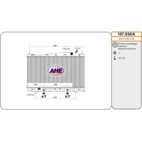 Acquista Radiatore motore da AHE 107.030/A a buon mercato per soli 237,83 €
