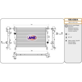 Acquista Radiatore motore da AHE 109.438/A a buon mercato per soli 219,83 €