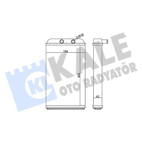 Acquista Scambiatore calore per riscaldamento abitacolo da KALE OTO RADYATOR 346285 a buon mercato per soli 33,59 €