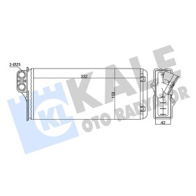 Acquista Scambiatore calore per riscaldamento abitacolo da KALE OTO RADYATOR 346410 a buon mercato per soli 26,17 €