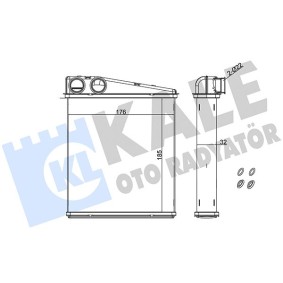 Acquista Scambiatore calore per riscaldamento abitacolo da KALE OTO RADYATOR 346455 a buon mercato per soli 46,87 €