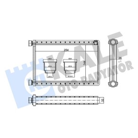 Acquista Scambiatore calore per riscaldamento abitacolo da KALE OTO RADYATOR 346460 a buon mercato per soli 75,61 €