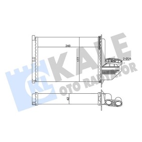 Acquista Scambiatore calore per riscaldamento abitacolo da KALE OTO RADYATOR 346470 a buon mercato per soli 44,15 €