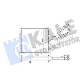 Acquista Scambiatore calore per riscaldamento abitacolo da KALE OTO RADYATOR 346520 a buon mercato per soli 59,56 €