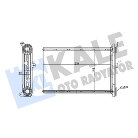Acquista Scambiatore calore per riscaldamento abitacolo da KALE OTO RADYATOR 346755 a buon mercato per soli 88,32 €