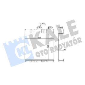 Acquista Scambiatore calore per riscaldamento abitacolo da KALE OTO RADYATOR 347115 a buon mercato per soli 47,48 €