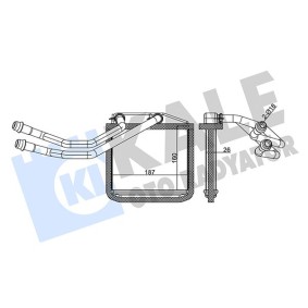 Acquista Scambiatore calore per riscaldamento abitacolo da KALE OTO RADYATOR 350515 a buon mercato per soli 50,62 €