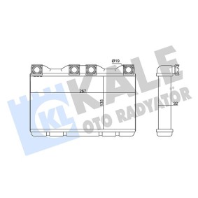 Acquista Scambiatore calore per riscaldamento abitacolo da KALE OTO RADYATOR 352070 a buon mercato per soli 63,52 €