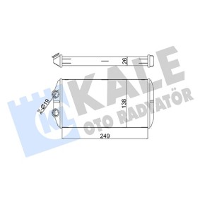 Acquista Scambiatore calore per riscaldamento abitacolo da KALE OTO RADYATOR 352870 a buon mercato per soli 39,90 €