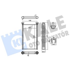 Acquista Scambiatore calore per riscaldamento abitacolo da KALE OTO RADYATOR 356130 a buon mercato per soli 53,85 €
