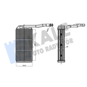 Acquista Scambiatore calore per riscaldamento abitacolo da KALE OTO RADYATOR 360190 a buon mercato per soli 91,15 €