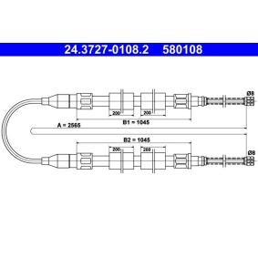 Handbremsseil 24.3727-0108.2