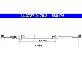Comprar Cable de freno de mano de ATE 24.3727-0176.2 a bajo precio de 14,06 €