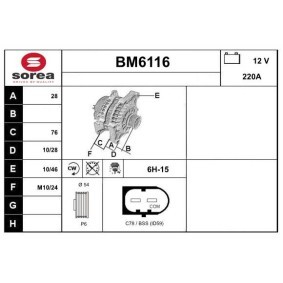 Köp Generator av SERA BM6116 till det låga priset 6268,05 kr