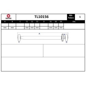 Acquista Albero trasmissione da SERA TL10156 a buon mercato per soli 777,07 €
