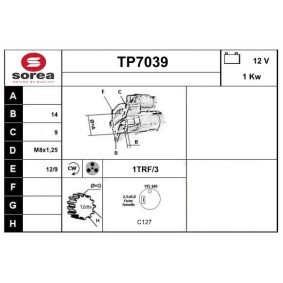 Compre Motor de arranque da SERA TP7039 a um preço baixo por 181,24 €