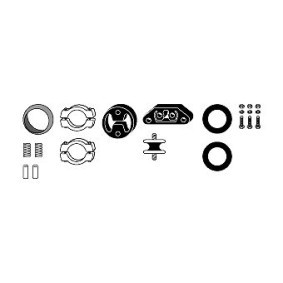 Montagesatz, Abgasanlage 82 23 4142 für RENAULT