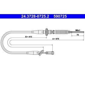 Compre Cable de embrague de ATE online para Agila Mk I (A) (H00) a precios moderados