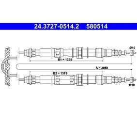 Handbremsseil 24.3727-0514.2