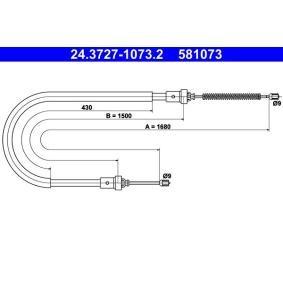Handbremsseil 24.3727-1073.2
