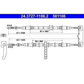 Comprar Cable de freno de mano de ATE 24.3727-1106.2 a bajo precio de 53,06 €