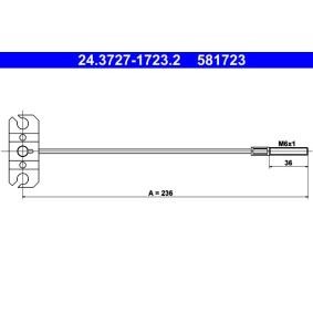 Handbremsseil 24.3727-1723.2