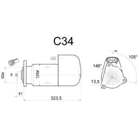 Köp Startmotor av DELCO REMY 19024010 till det låga priset 12880,81 kr