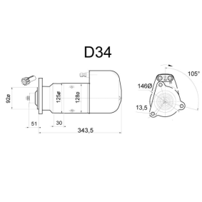 Köp Startmotor av DELCO REMY 19024073 till det låga priset 6879,22 kr