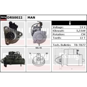 Köp Startmotor av DELCO REMY DRS0022 till det låga priset 10747,03 kr