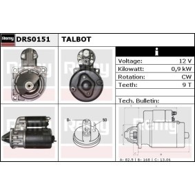 Köp Startmotor av DELCO REMY DRS0151 till det låga priset 1016,49 kr