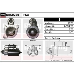 Köp Startmotor av DELCO REMY DRS0270 till det låga priset 1476,05 kr