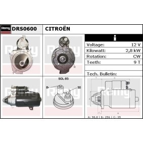 Köp Startmotor av DELCO REMY DRS0600 till det låga priset 1616,99 kr