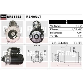 Köp Startmotor av DELCO REMY DRS1783 till det låga priset 4597,98 kr