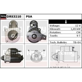 Köp Startmotor av DELCO REMY DRS3210 till det låga priset 1192,99 kr