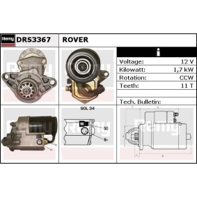 Anlasser für ROVER von DELCO REMY