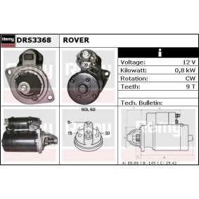 Anlasser für ROVER von DELCO REMY