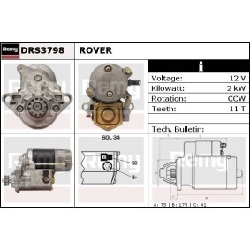 Anlasser DRS3798 von DELCO REMY günstig für 721,61 € online kaufen
