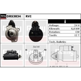 Anlasser für RENAULT TRUCKS von DELCO REMY