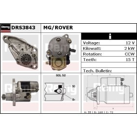 Anlasser für ROVER von DELCO REMY