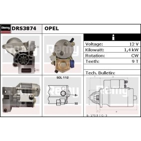 Anlasser für ISUZU von DELCO REMY