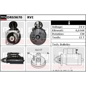 Anlasser für RENAULT TRUCKS von DELCO REMY