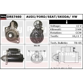 Anlasser DRS7460 von DELCO REMY günstig für 84,48 € online kaufen