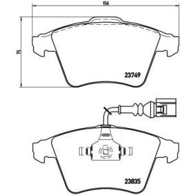 Acquista Kit pastiglie freni da BREMBO P 24 256E a buon mercato per soli 143,72 €