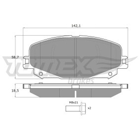 Bremsbeläge von TOMEX brakes