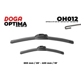 Achetez des Essuie-glace DOGA OH012 à prix pour 10,98 €